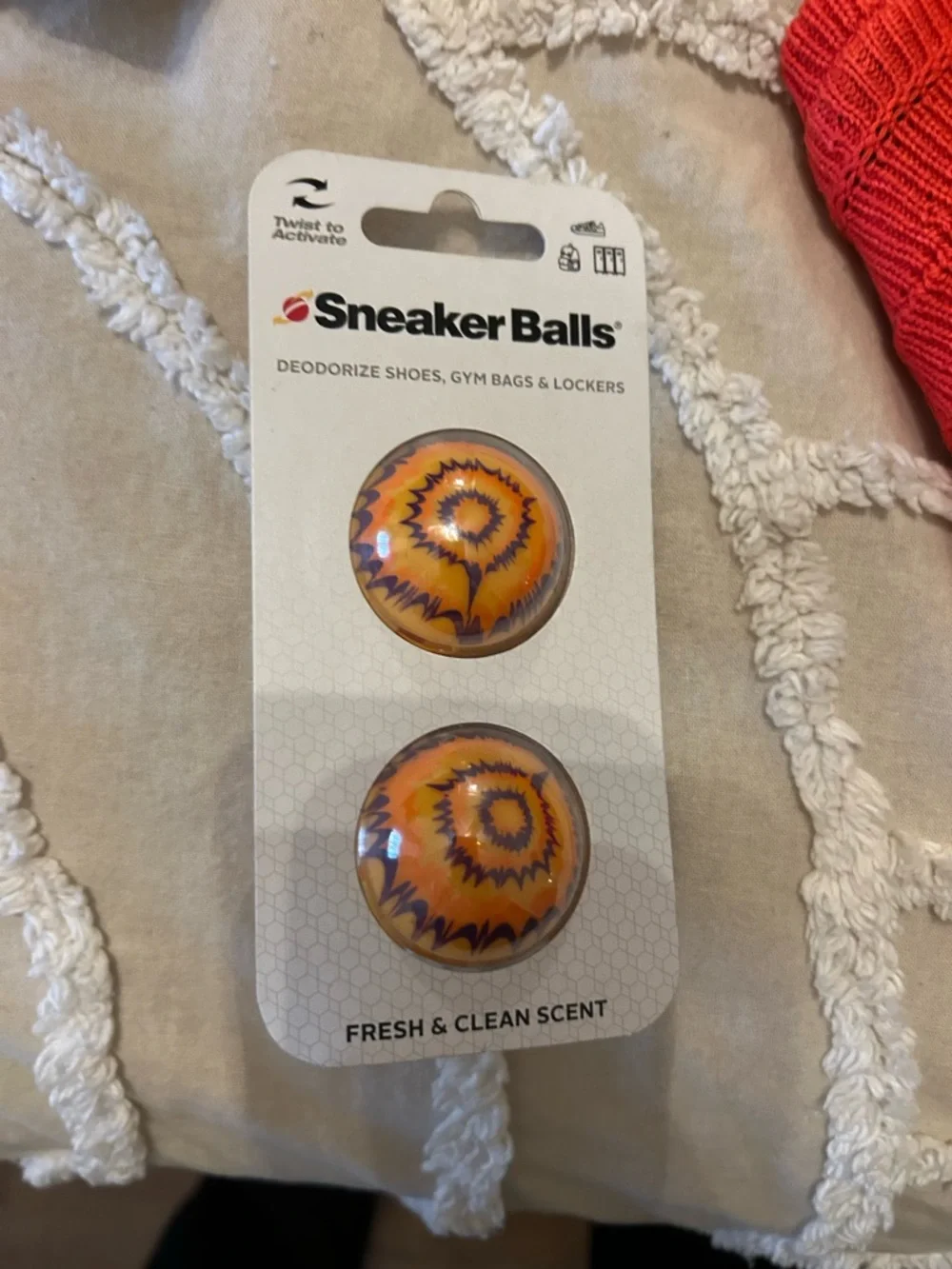 Kids Deodorizing Socks Accessory - Orange